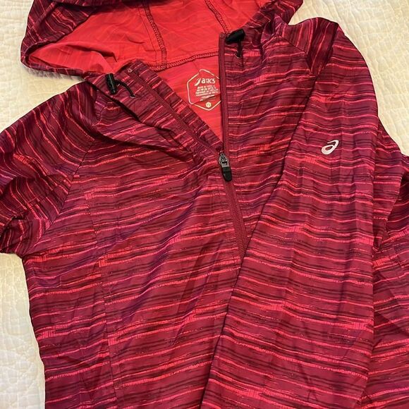 ASICS Women's Lightweight Running Athletic Full Zip Packable Jacket Size XS - Picture 11 of 12